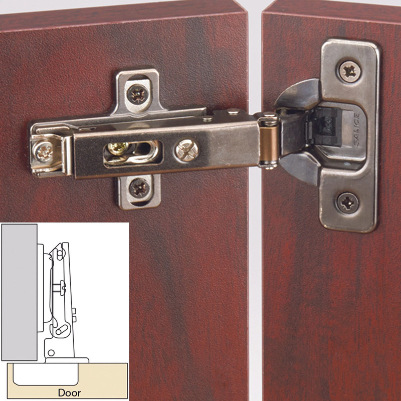 105° Silentia Soft Close Hinge - Pair - Overlay:11/16" - Style:Frameless